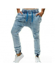 Pánske jeansy OT801 - tmavomodré L
