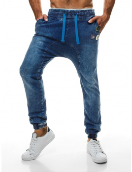 Pánske jeansy OT08 - tmavomodré M