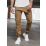 Pánske chino nohavice - joggery O/399 camel L